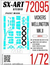 1/72 Vickers Wellington Mk.II Painting mask