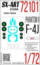 1/72 F-4J Phantom II Painting mask
