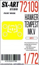 1/72 Paint mask Hawker Tempest Mk.V