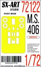 1/72 Paint mask M.S.406