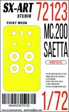 1/72 Paint mask MC.200 Saetta