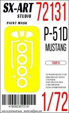 1/72 Paint mask P-51D for Tamiya