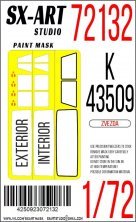 1/72 Paint mask K-43509 for Zvezda