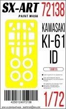 1/72 Paint mask Ki-61-1d for Tamiya