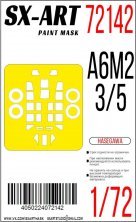 1/72 Paint mask A6M2/3/5 for Hasegawa