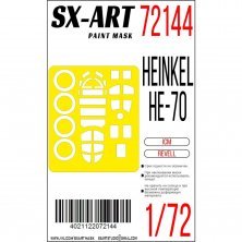 1/72 Paint mask Heinkel He 70 for ICM
