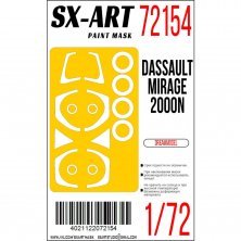 1/72 Paint mask Dassault Mirage 2000N for Dream Models M.