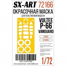 1/72 Paint mask Vultee P-66 Vanguard for AZ Models