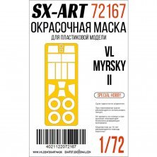 1/72 Paint mask VL Myrsky II for Special Hobby
