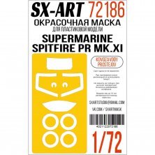 1/72 Supermarine Spitfire PR Mk.XI Painting mask