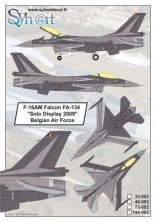 1/32 F-16AM Falcon FA-134 "Solo Display 2009" Belgian AF