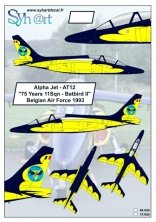 1/48 Alpha Jet AT12 75 Years 11Sqn  Batbird II Belgian A. Force