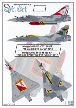 1/72 Dassault Mirage 2000-5F n57 188-ET 70 years EC3/11 Corse 2
