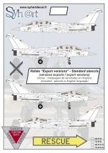 1/72 Dassault Rafale exports Standard stencils
