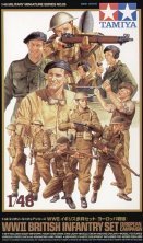 Tamiya Figurines Infanterie Britannique WWII 1/48