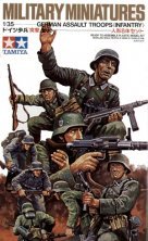 Tamiya 8x German Assault Troops Figures 1/35