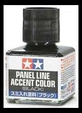 Panel Line Accent Color Black