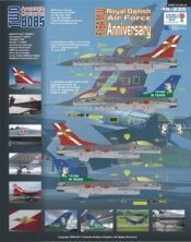 1/48 lockheed-Martin F-16MLU Royal Danish AF Anniversary Vipers