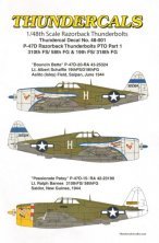 Thundercals P-47D Thunderbolt Decals 1/48