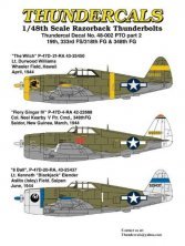 Thundercals D�calcomanies P-47D Thunderbolt Razorback 1/48
