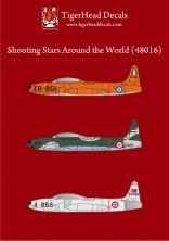 1/48 Shooting Stars Around the World. The Lockheed T-33 Shooting