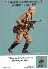 Tank Model (TAHK) 1/35 German infantryman 2.Stalingrad 1942.One
