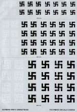 Techmod Swastika Decals Luftwaffe 1/24