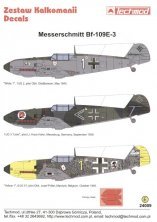 Techmod Bf-109E-3 Decals 1/24 with Canopy Mask