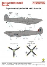 1/24 Supermarine Spitfire Stencils