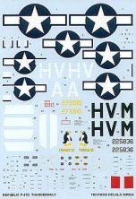 Techmod P-47D Thunderbolt Razorback Decals 1/32