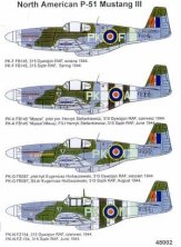 1/48 North-American P-51B Mustang III  315 Polish Sqn 1944