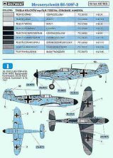 Techmod Bf-109F-2 Decals 1/48 Geschwader