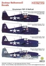 1/48 F6F-5 Hellcat White 25 VF-19 Bruce Williams USS Lexington