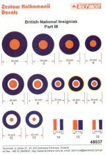 Techmod RAF National Insignia Decals 1/48 Part 3