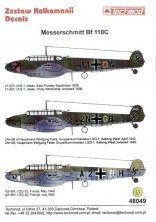 Techmod D�calcomanies Bf-110C Messerschmitt 1/48