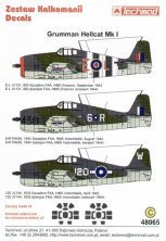 1/48 Grumman F6F Hellcat Mk.I FAA JV131 E-L 800 NAS HMS Emperor