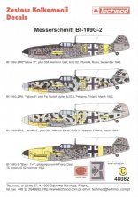 Techmod D�calcomanies Bf-109G-2 1/48 avec Masque