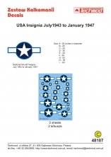 1/48 U.S. National Insignia