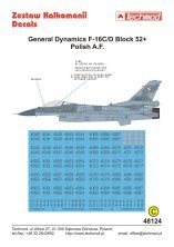 1/48 General-Dynamics F-16C/D Block 52+ numbers Polish Air Force