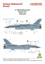 1/48 F-16C/D Block 52+ stencils Polish Air Force