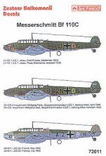 Techmod Decalcomanie Bf-110C Messerschmitt 1/72