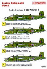 Techmod Decalcomanie B-25C Mitchell III 1/72
