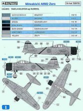 Techmod Decalcomanie Mitsubishi A6M2 Zero 1/72