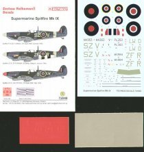 Techmod Decalcomanie Spitfire Mk.IX e LF XI 1/72