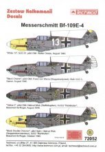 Techmod Decalcomanie Bf-109E-4 1/72 con Mascherina