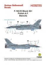 1/72 F-16C/D Stencils