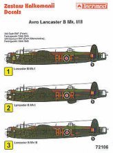 Techmod Decalcomanie Avro Lancaster 300 Squadrone Polacco 1/72
