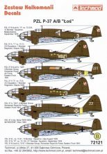 Techmod D�calcomanies PZL P.37A/B 1/72