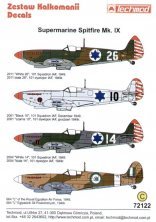 Techmod D�calcomanies Spitfire Mk.IX Isra�lien �gyptien 1/72