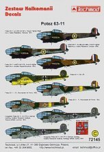 1/72 Potez 63-11 French Fighter Flight in RAF markings, Palestin